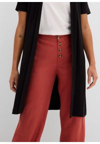 bonprix - Kardigan z miękkiej wiskozy. Kolor: czarny. Materiał: wiskoza. Długość: długie #2