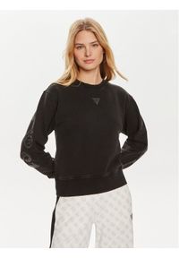 Guess Bluza W4YQ17 KC8I0 Czarny Regular Fit. Kolor: czarny. Materiał: bawełna #1