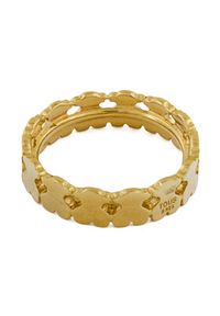 Tous - TOUS Pierścionek 1004040514 Złoty. Materiał: srebrne. Kolor: złoty #3