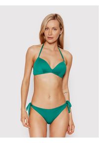 Emporio Armani Dół od bikini 262424 2R300 01185 Zielony. Kolor: zielony. Materiał: syntetyk