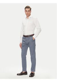 Calvin Klein Koszula LV019EU005 Niebieski Slim Fit. Kolor: niebieski. Materiał: bawełna #3