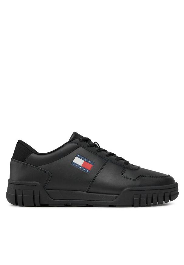 Tommy Jeans Sneakersy Tjm Cupsole Ess EM0EM01396 Czarny. Kolor: czarny