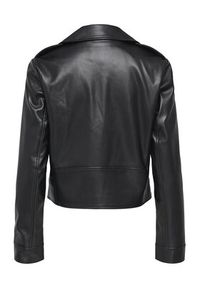 only - ONLY Kurtka z imitacji skóry Carmen 15361396 Czarny Regular Fit. Typ kołnierza: typu carmen. Kolor: czarny. Materiał: skóra #2