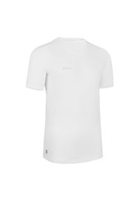 KIPSTA - Koszulka do piłki nożnej Kipsta Essential. Kolor: biały. Materiał: materiał, poliester