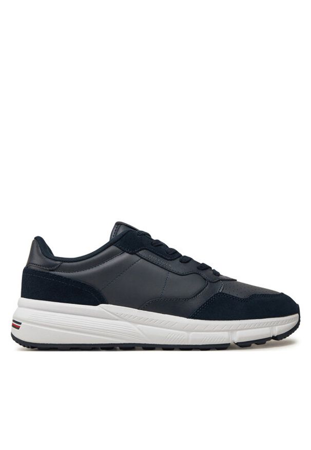 TOMMY HILFIGER - Tommy Hilfiger Sneakersy FM0FM05216 Czarny. Kolor: czarny. Materiał: skóra