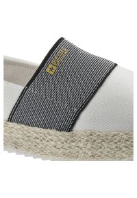Big-Star - Białe Espadryle Big Star Lekkie Damskie Buty. Zapięcie: pasek. Kolor: biały. Materiał: len, materiał. Sezon: lato. Styl: elegancki, wakacyjny, klasyczny