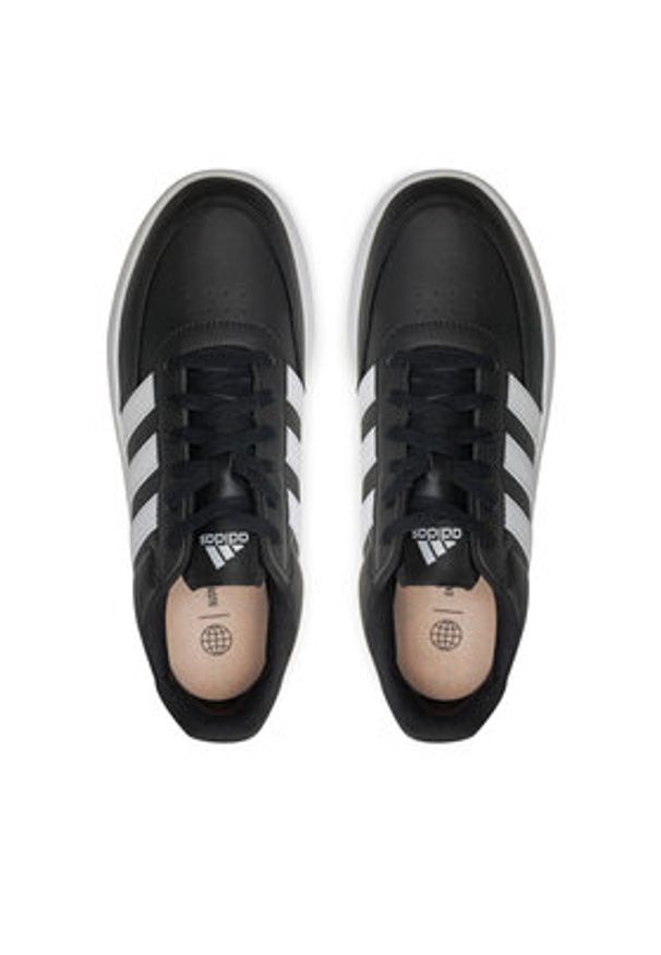 Adidas - adidas Sneakersy Breaknet 2.0 HP9425 Czarny. Kolor: czarny. Materiał: skóra