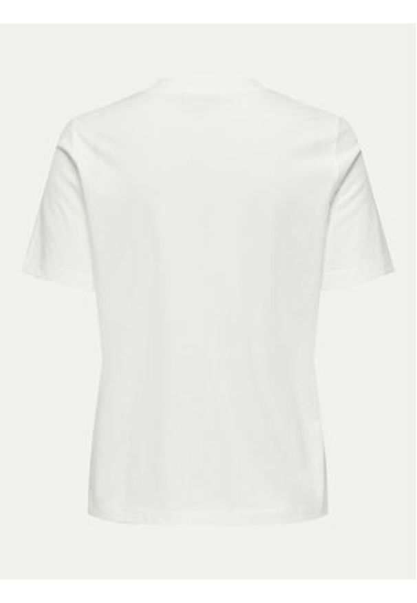 JDY T-Shirt Molly 15311675 Biały Regular Fit. Kolor: biały. Materiał: bawełna