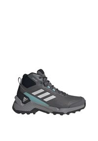 Adidas - Eastrail 2.0 Mid RAIN.RDY Hiking Shoes. Kolor: wielokolorowy, szary, czarny. Materiał: materiał