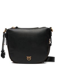 Pinko - PINKO Torebka Hobo Zip Around Mini Ai 25-26 PLTT 105332 A0QO Czarny. Kolor: czarny. Materiał: skórzane #3