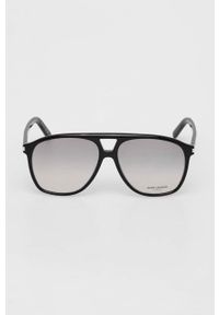 SAINT LAURENT - Saint Laurent okulary przeciwsłoneczne damskie kolor czarny. Kolor: czarny #5