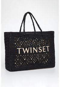 Twinset Milano - Torebka damska pleciona shopper TWINSET #1