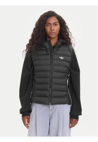 Adidas - adidas Bezrękawnik adicolor JX2943 Czarny Slim Fit. Kolor: czarny. Materiał: syntetyk. Długość rękawa: bez rękawów