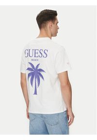 Guess T-Shirt F5GI09 KA260 Biały Regular Fit. Kolor: biały. Materiał: bawełna #5
