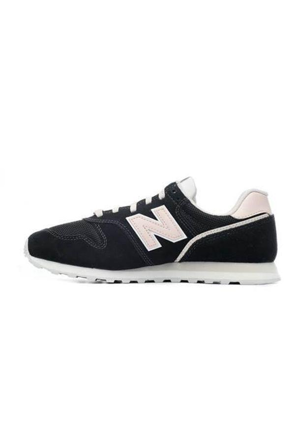 Buty do chodzenia damskie New Balance WL373OE2. Zapięcie: sznurówki. Kolor: czarny. Materiał: zamsz, syntetyk, tkanina, materiał. Szerokość cholewki: normalna. Model: New Balance 373. Sport: turystyka piesza
