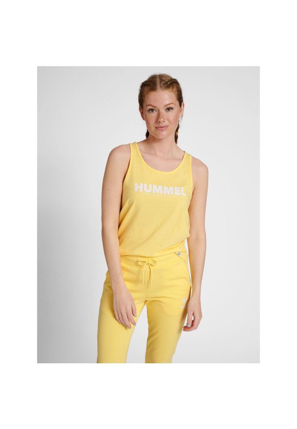 Damski tank top Hummel Legacy. Kolor: żółty