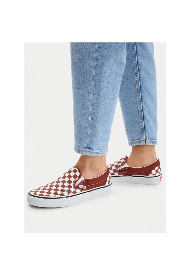 Tenisówki Vans. Zapięcie: bez zapięcia. Kolor: czerwony