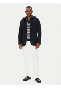 TOMMY HILFIGER - Tommy Hilfiger Marynarka MW0MW39742 Granatowy Regular Fit. Kolor: niebieski. Materiał: syntetyk