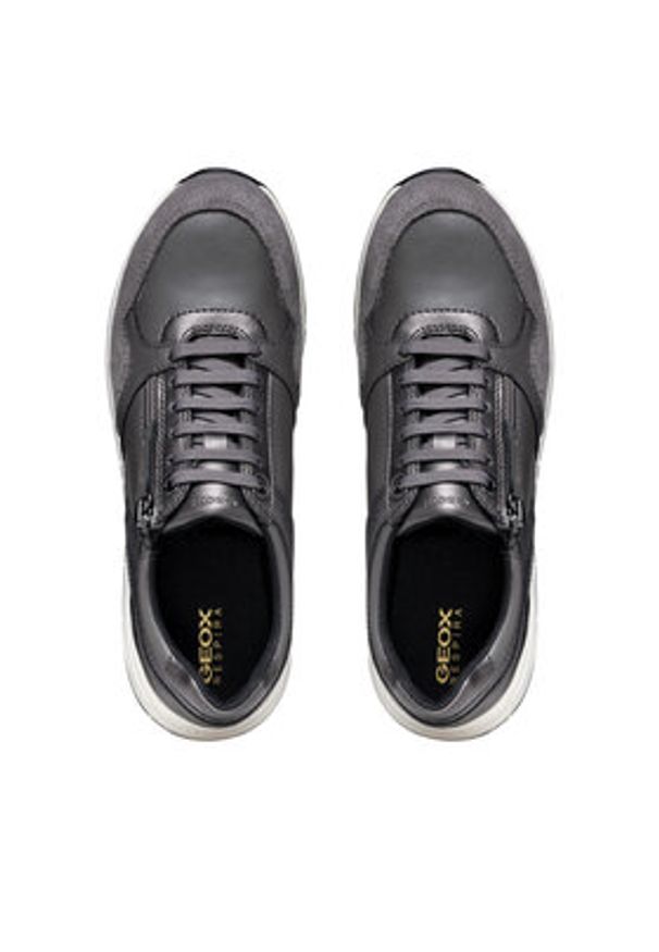 Geox Sneakersy D Bulmya D36NQB 054AJ C9F1G Szary. Kolor: szary. Materiał: skóra