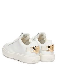 Love Moschino - LOVE MOSCHINO Sneakersy JA15224G1OIA0100 Biały. Kolor: biały. Materiał: skóra #4