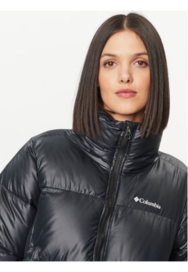 columbia - Columbia Kurtka zimowa Puffect™ Cropped Jacket Czarny Regular Fit. Kolor: czarny. Materiał: syntetyk. Sezon: zima