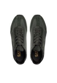 EA7 Emporio Armani Sneakersy X8X101 XK257 S838 Khaki. Kolor: brązowy. Materiał: materiał