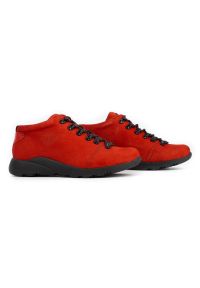 ButBal Damskie buty trekkingowe 674BB czerwone. Kolor: czerwony #4