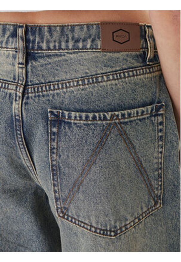 RVCA Jeansy Loosey 23B193501 Niebieski Relaxed Fit. Kolor: niebieski