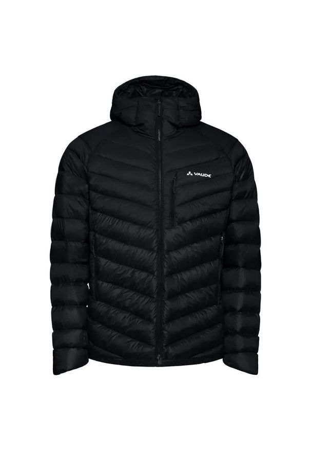 Vaude - Kurtka z zamkiem błyskawicznym z kapturem VAUDE Monviso Down Hooded. Typ kołnierza: kaptur. Kolor: czarny. Materiał: puch. Sport: turystyka piesza