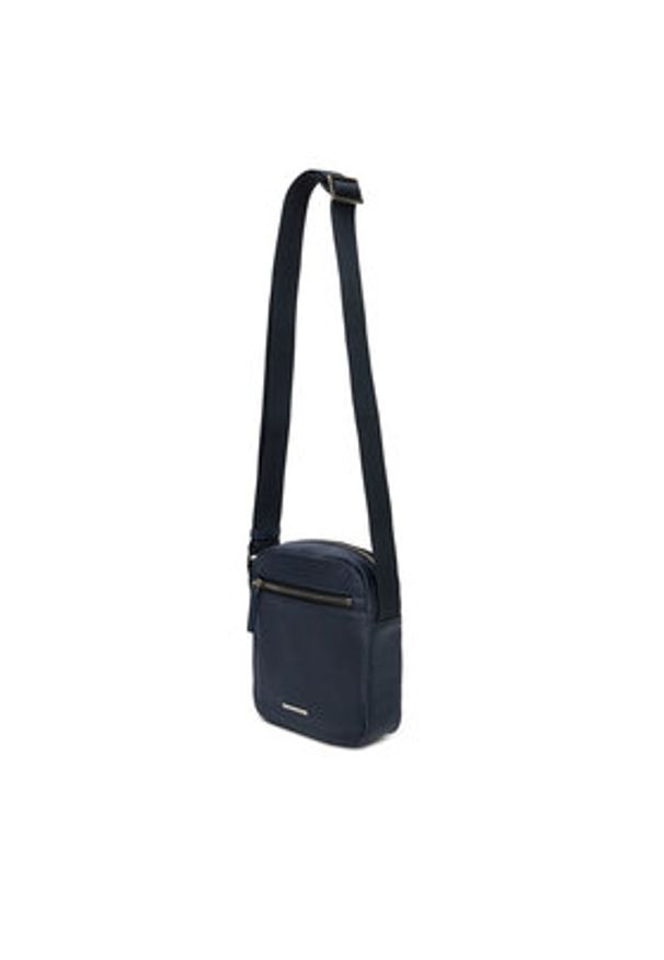 Calvin Klein Saszetka Sleek Nylon Reporter LV04D3176G Granatowy. Kolor: niebieski. Materiał: materiał