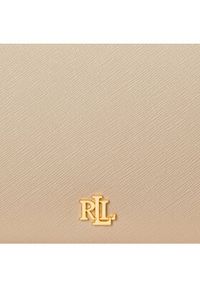 Lauren Ralph Lauren - LAUREN RALPH LAUREN Torebka 431883768029 Beżowy. Kolor: beżowy. Materiał: skórzane #5