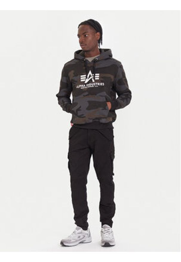 Alpha Industries Spodnie materiałowe Combat 126215 Czarny Slim Fit. Kolor: czarny. Materiał: bawełna