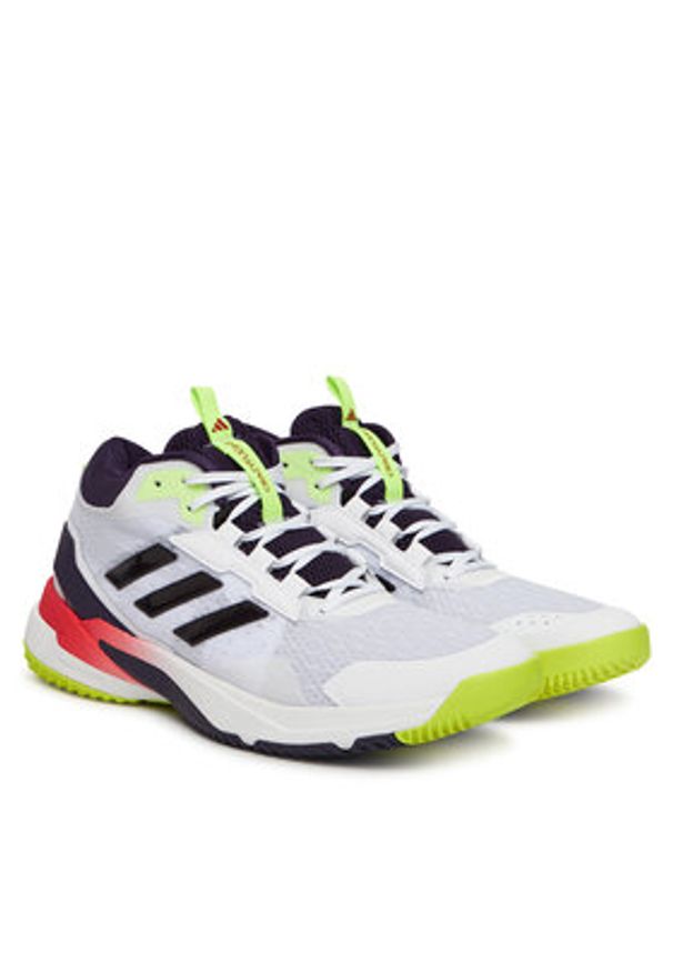 Adidas - adidas Buty halowe Crazyflight 6 Mid HP7037 Biały. Kolor: biały. Materiał: materiał