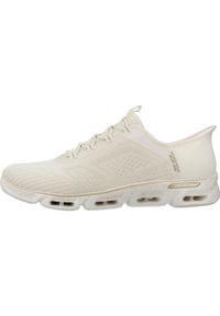 skechers - Tenisówki Skechers Model Gilde Step Gratify Kolor żółty. Kolor: żółty. Materiał: tkanina. Model: Skechers Sport. Sport: turystyka piesza