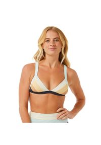 Góra od stroju kąpielowego Rip Curl Block Party Spliced Fixed Tri. Kolor: niebieski #1