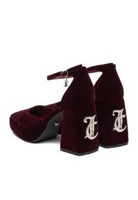 Juicy Couture Czółenka EO-W2SH59501A Bordowy. Kolor: czerwony. Materiał: materiał #6