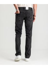 Mustang - Męskie Spodnie Jeansowe MUSTANG Tramper Straight Denim Black 1016083 4000 803 #7