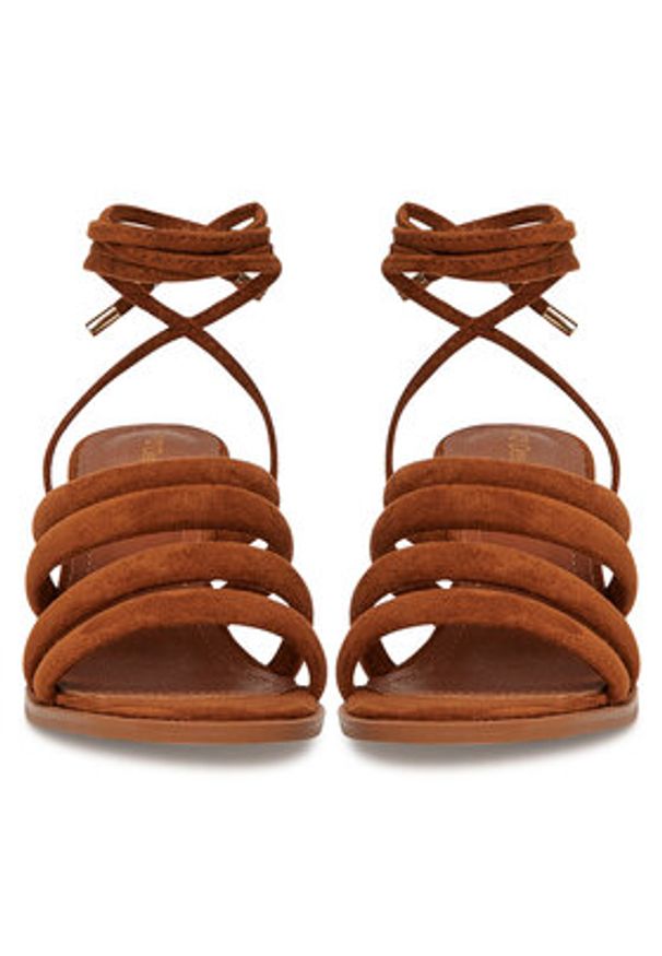 DeeZee Sandały XFV28178-D1 Brązowy. Kolor: brązowy. Materiał: materiał