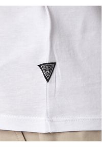 Guess T-Shirt M4YI86 K9RM1 Biały Slim Fit. Kolor: biały. Materiał: bawełna #4