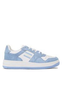 Tommy Jeans Sneakersy Tjw Retro Basket Washed Suede EN0EN02486 Granatowy. Kolor: niebieski #1