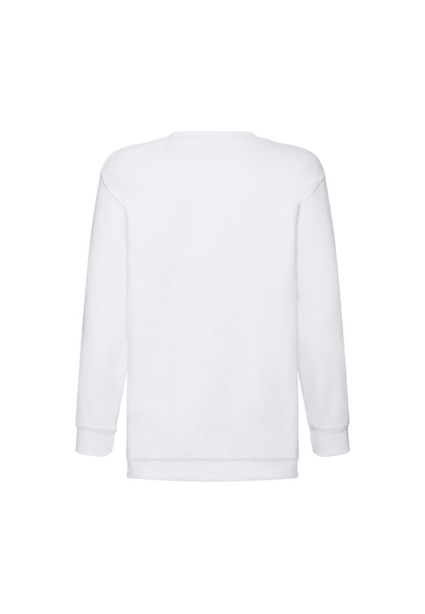 FRUIT OF THE LOOM - Bluza Dziecięca Classic Plain Setin. Kolor: biały
