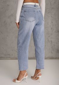 Renee - Niebieskie Jeansy Mom Fit High Waist Ankle Length Nikathe. Stan: podwyższony. Kolor: niebieski #2