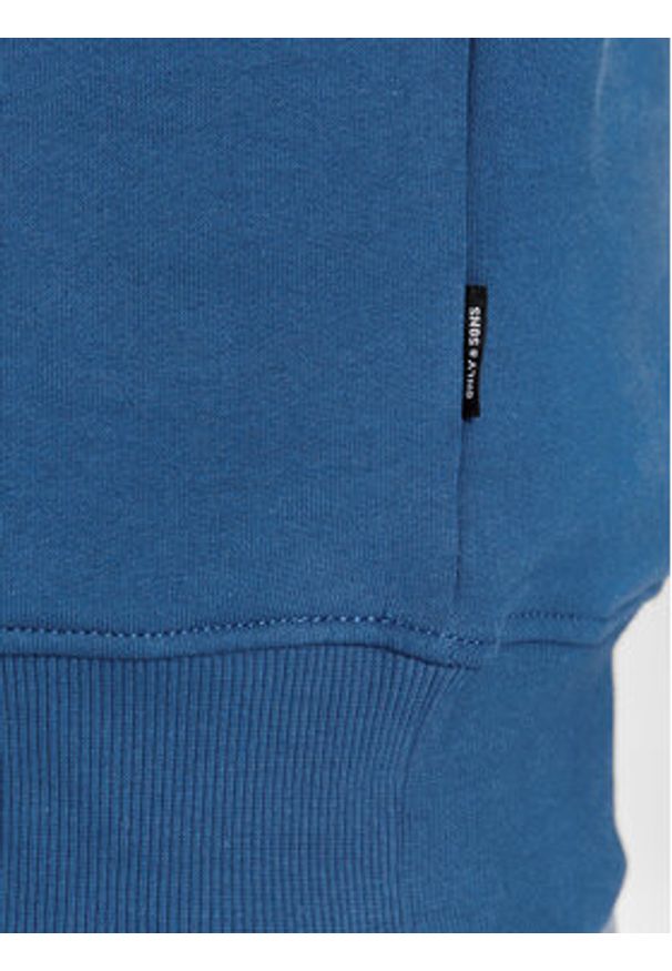 Only & Sons Bluza 22027518 Niebieski Relaxed Fit. Kolor: niebieski. Materiał: bawełna