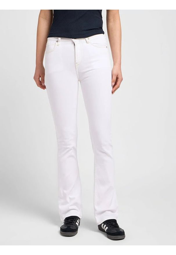 Lee - DAMSKIE SPODNIE LEE ELLY ILLUMINATED WHITE 112354515