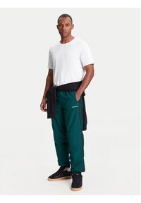 Adidas - adidas Spodnie dresowe Brushed JX3079 Zielony Regular Fit. Kolor: zielony. Materiał: syntetyk #5