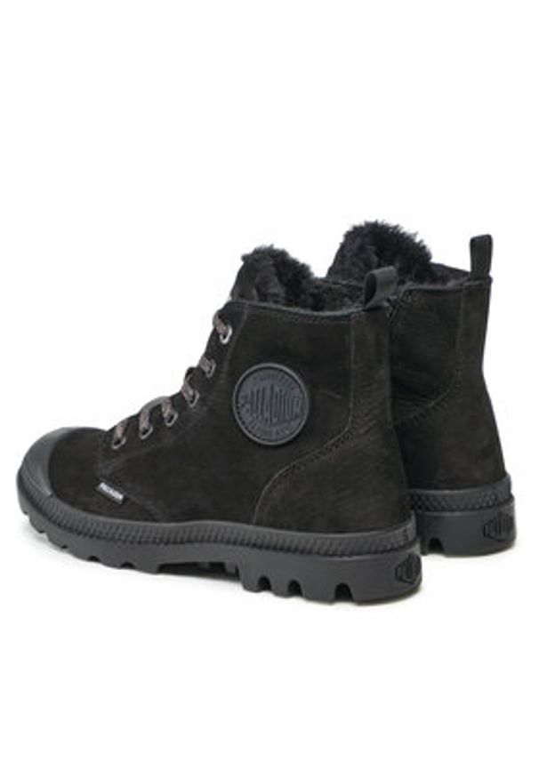 Palladium Trapery Pampa Hi Zip Wl 95982-010-M Czarny. Kolor: czarny. Materiał: skóra, nubuk