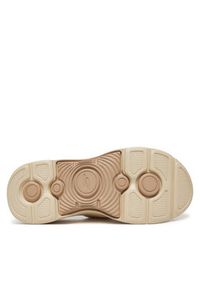 skechers - Skechers Japonki Go Walk Arch Fit 2.0 Sandal-Carrie 140861/TPE Beżowy. Kolor: beżowy. Materiał: materiał