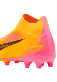 Buty piłkarskie Puma Ultra Match+ Ll FG/AG M 107759 03 żółte. Kolor: żółty. Szerokość cholewki: normalna. Sport: piłka nożna