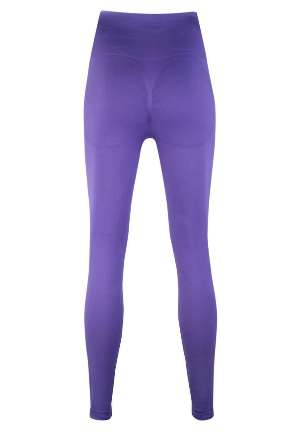 BESHAPED - Legginsy fitness damskie Beshaped Shape Up modelujące. Kolor: fioletowy. Materiał: nylon. Sport: fitness