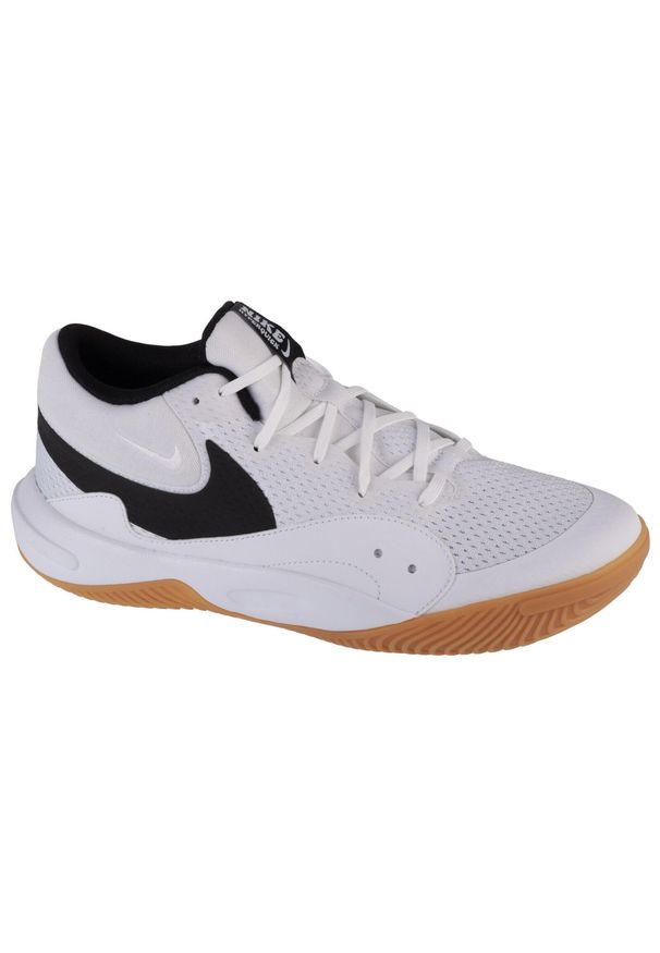 Buty siatkarskie męskie Nike Hyperquick. Zapięcie: sznurówki. Kolor: biały. Materiał: materiał. Szerokość cholewki: normalna